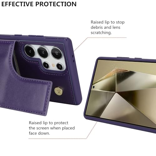 Coque portefeuille pour Samsung S24 Ultra avec blocage RFID - 6
