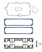 Fel-Pro MS 98000 T Permadryplus Intake Manifold Gasket Set