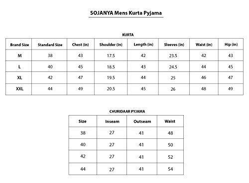 Image of SOJANYA (Since 1958 Men's Silk Blend Wine Kurta & Gold Churidar Pyjama SET, Size: 42