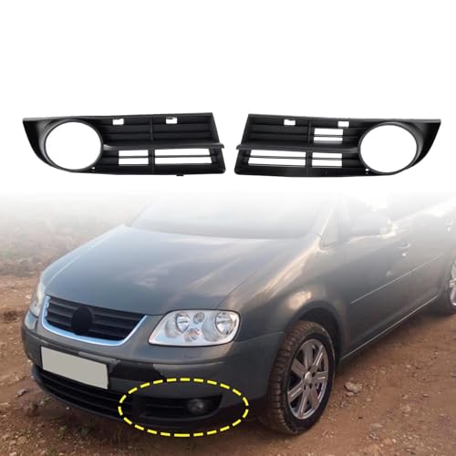 Embellecedor antiniebla para parachoques delantero de VW Caddy modelos 2004 a 2010 3
