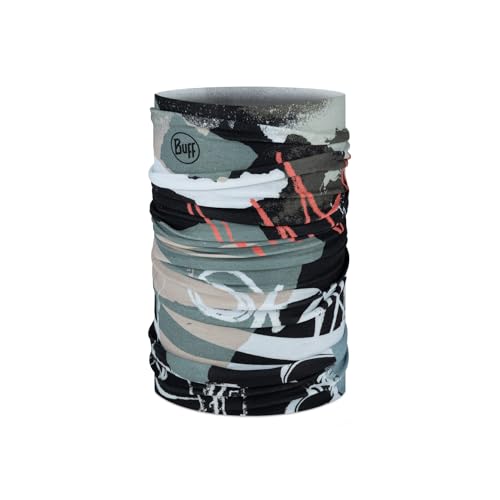 BUFF®| Schlauchschal CoolNet UV® Junge Mädchen Flexibel, UPF50-Schutz, leicht, dehnbar, recyceltes Material, Sport, Sommer, Einheitsgröße, Multi Gris