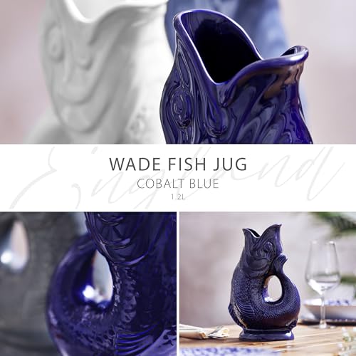 Wade Fish Jug, Handcrafted in Stoke-on-Trent England, Award-Winning Iconic UK Heritage Brand, English Earthenware, 1.2L - Image 2