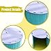 Bothyi Cat Tunnel Felt Cat Toy Scratch Resistant Modern Interactive Lightweight Foldable Kitten Nest Kitten Toy for Playing Sleeping, Blue