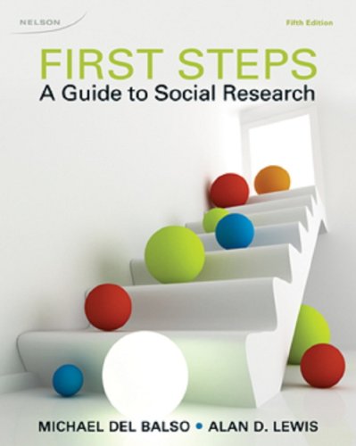 First Steps (A Guide to Social Research) 0176504141 Book Cover