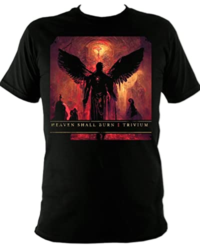 MINGTIAN Trivium Heaven Shall Burn t shirtBlackXL