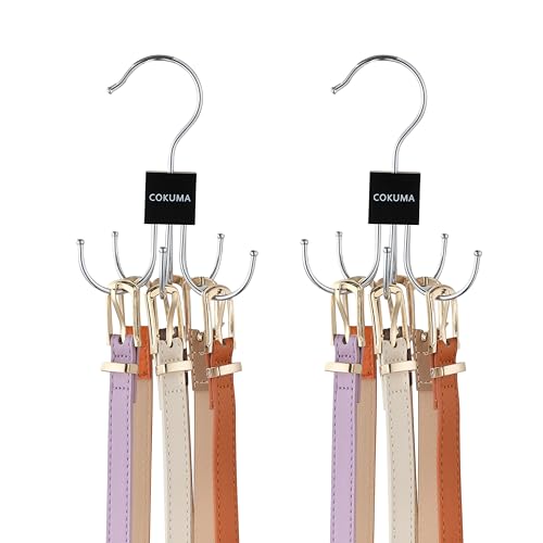 COKUMA Belt Hanger Set of 2, middle, Black