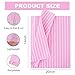 BEISHIDA Light Pink Pin Stripe Tissue Paper Bulk,Wrapping Tissue Paper for Gift Bags, 14 x 20 Inch Gift Wrap for Valentines Wedding Easter Birthday DIY Crafts Holiday Flowers-30 Sheets