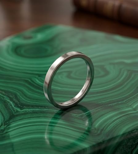Ringry Stainless Steel Plain Classic Round Band Ring - Image 4