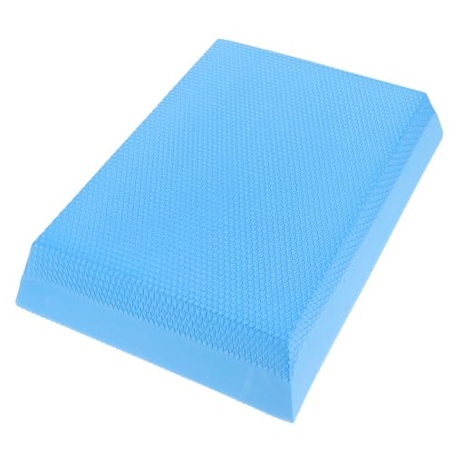 Tapis de fitness épais et coussin d'équilibre Pilates bleu