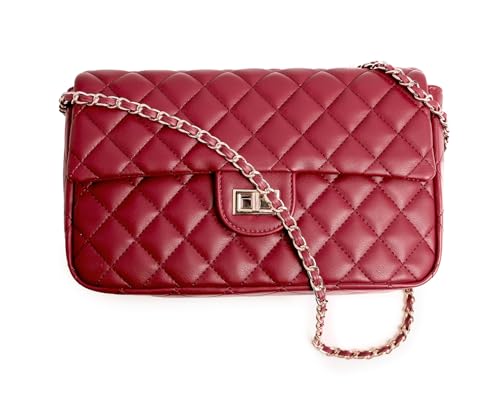 Image of FEVERSOLE Crossbody Bag Vegan Leather Women Retro Small Saddle Satchel Shoulder Bag Tote With Long Adjustable Strap