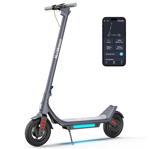 MEGAWHEELS Electric Scooter,500W Electric Scooter for Adults,31 Miles Range,10in...
