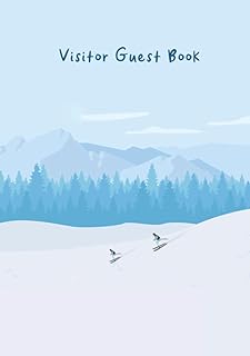 Visitor Guest Book: Ski Mountain Vacation Rental Home