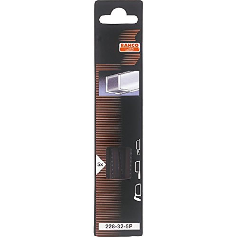 Bahco 228-15-5P Mini Lames De Rechange 150mm - Lot De 5 - Pour Métal Et Bois