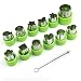 KUUQA Vegetable Cutter Shapes Set Flower Star Cartoon Animals Fruit Mold Decorating Tools for Cookies Fruit Decoration Kids Baking Craft Supplies with Cleaning Brush,12PCS