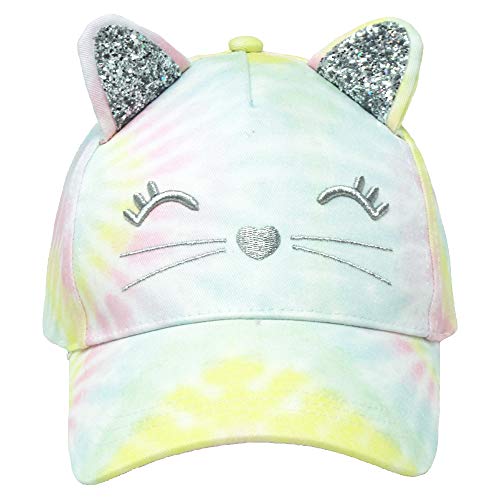Ponyflo Kids Tie Dye Cat Face with Ears2