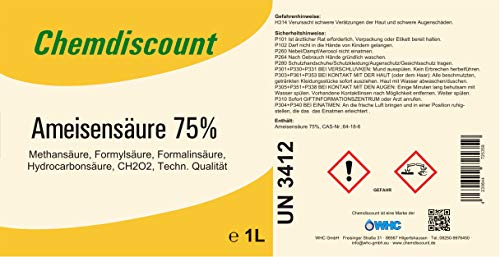 1Liter Ameisensäure 75%, techn. – Bild 3