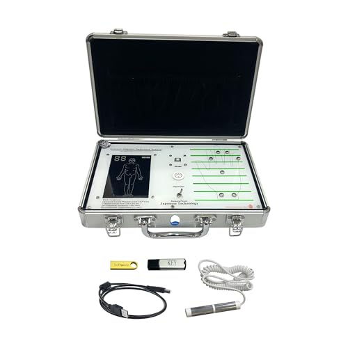 Image of ARG Arogya Quantum (2 In 1) Body Analyzer Machine For Full Body Checkup Japanese Technology Scanning with Rod or Palm Generate 45 Reports (Children, Men, Women) Work In Windows 10