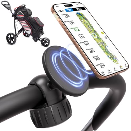 Magnetic Golf Push Cart Phone Holder