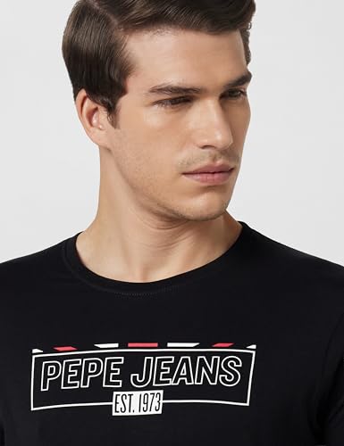 Image of Pepe Jeans Men T-Shirt|Cotton|Slim Fit