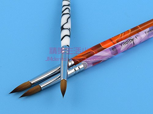 Haodental 5pcs Porcelain Ermine 8# Brush Pen Set Dental Lab Equipment