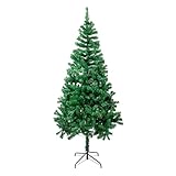 5.9FT Artificial Christmas Tree,Dense Branches Realistic Holiday Decor w/Easy Assembly,Includes Stand