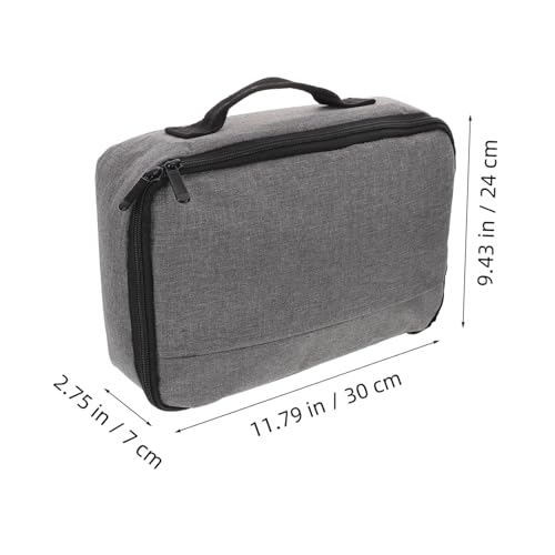 Bolso de almacenamiento para proyector MERRYHAPY, estuche portátil para proyector digital, funda rígida de viaje miniatura 2