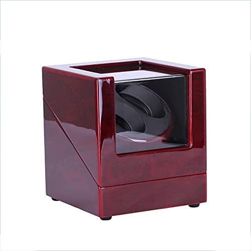 Boîte de Rangement pour Montres Remontoirs Automatiques - Coffret Bois de Santal Rouge pour 2 Montres