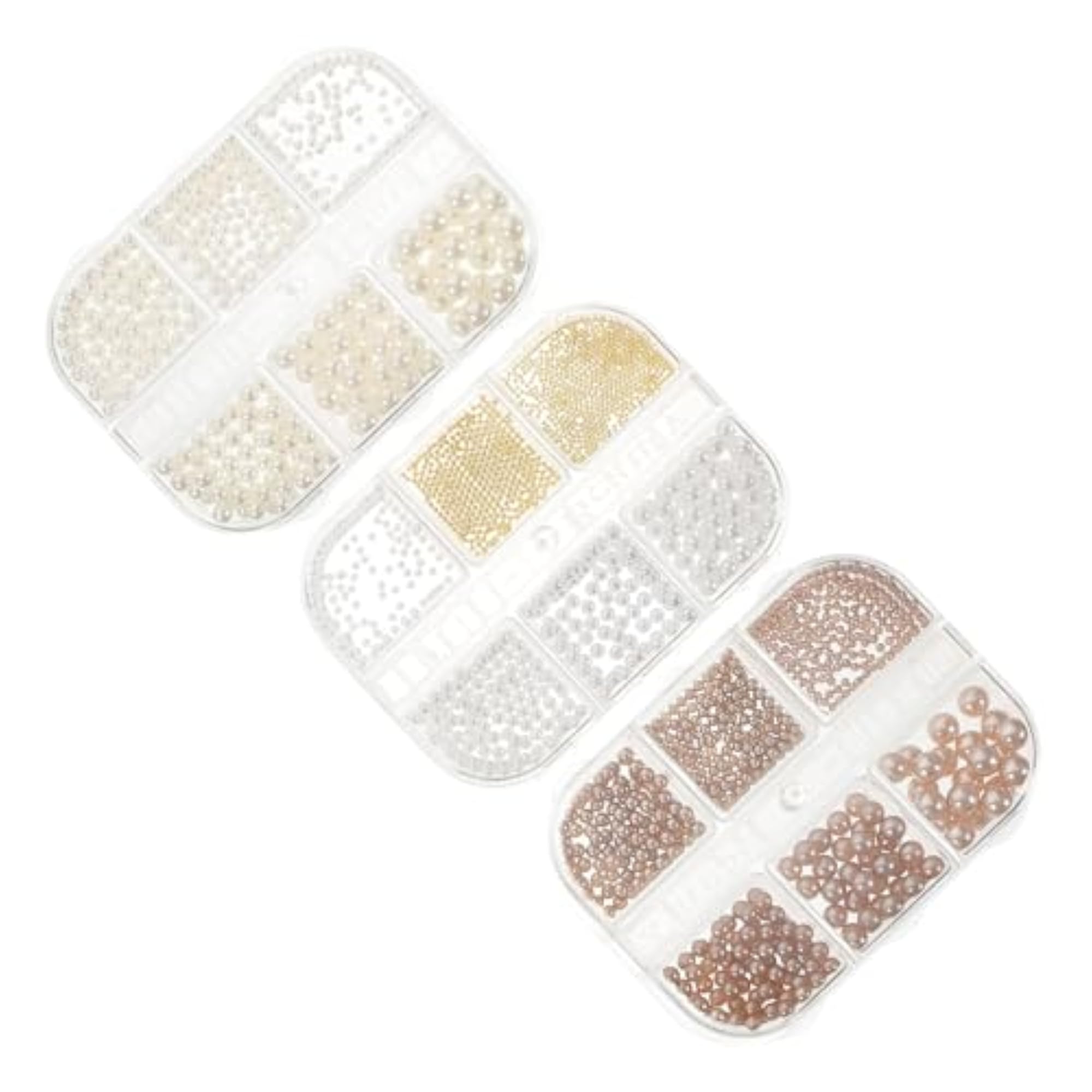Plastic Nail Art Beads Charms for DIY Manicure Decor