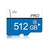 512GB Micro SD Memory Card Class10 TF Card with SD Adapter for Phone,Tablet, Game Console,Dash Cam,Camcorder,Camera