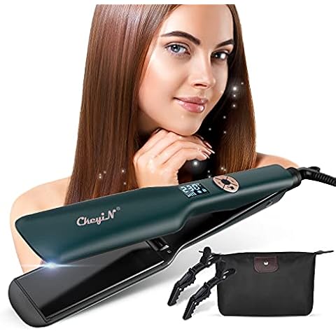 Ckeyin Plancha De Pelo Profesional con Pantalla Lcd Cover