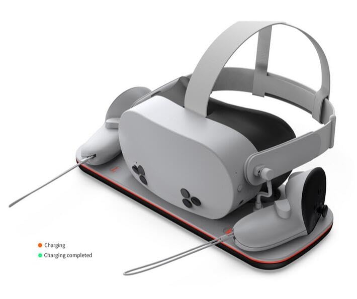 Amazon | Meta Quest 3S/Meta Quest 3 用 充電ドック 磁気 デザイン