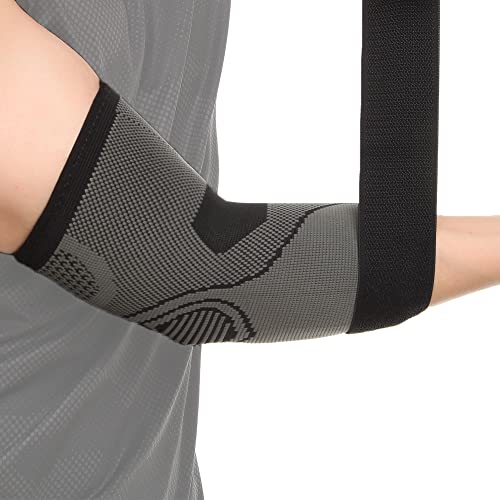 FITTOO Ellenbogenbandage Unterstützung der Ellenbogengelenke und -Muskeln, Bequeme und Elastische Ellenbogenstütze, Geeignet für Fitness, Badminton, Golf und Andere Sportarten, Links und Rechts Cover
