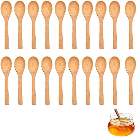 Cucharas de bambú de alta calidad (20 piezas) Cover