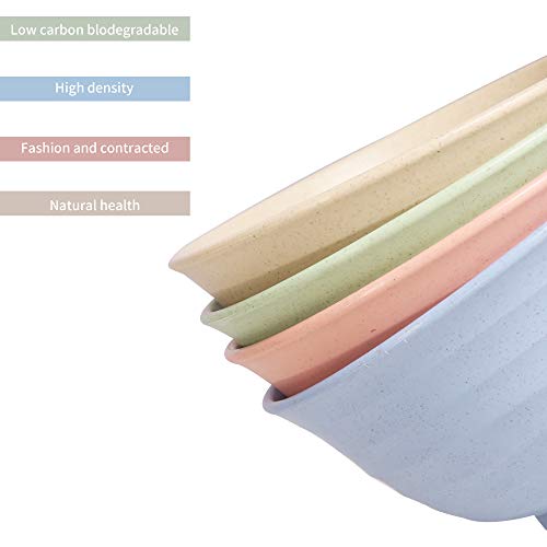 image for Shopwithgreen Unbreakable Large Cereal Bowls - 30 OZ Wheat Straw Fiber