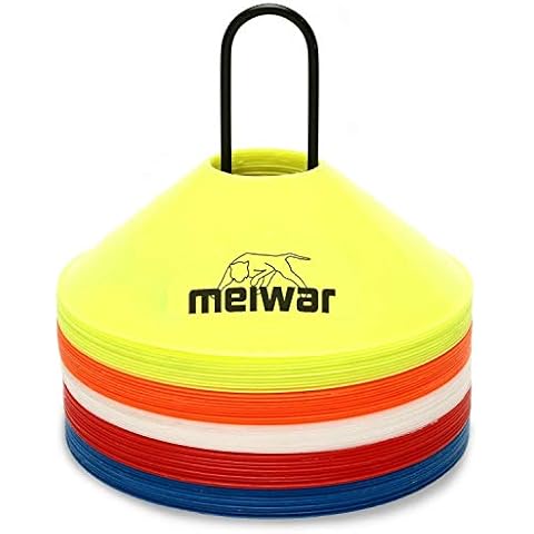 meiwar Markierungshütchen 20er Set mit Tragegurt Mehrfarbig Cover
