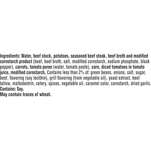Image of Campbell's Chunky Soup, Steak With Hearty Vegetables Soup, 18.8 Oz Can (Pack of 2)