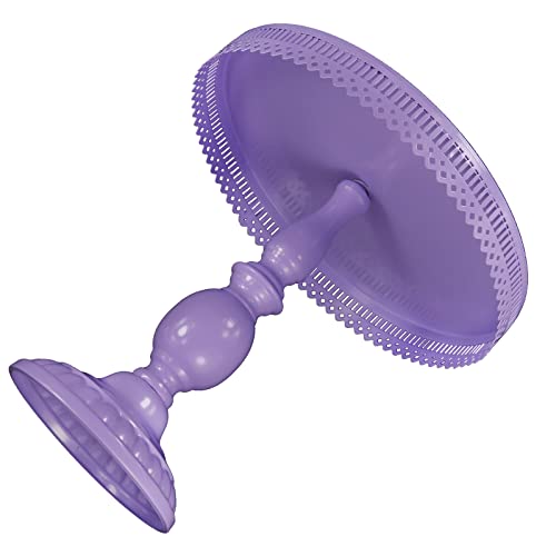3-Set Cake Stand Round Cake Stands For Wedding Event Birthday Party Halloween Decorations Baby Shower (Purple) #TOP4