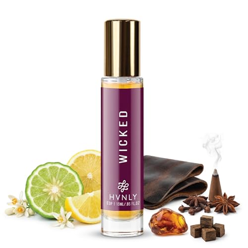 Image of HVNLY Wicked Eau De Parfum For Men | Long Lasting Luxury Perfume |Orange Blossom, Bergamot, Lemon | Best Gift For Anniversary, Birthday, Wedding | Office Wear, Casual Wear | 15 ml