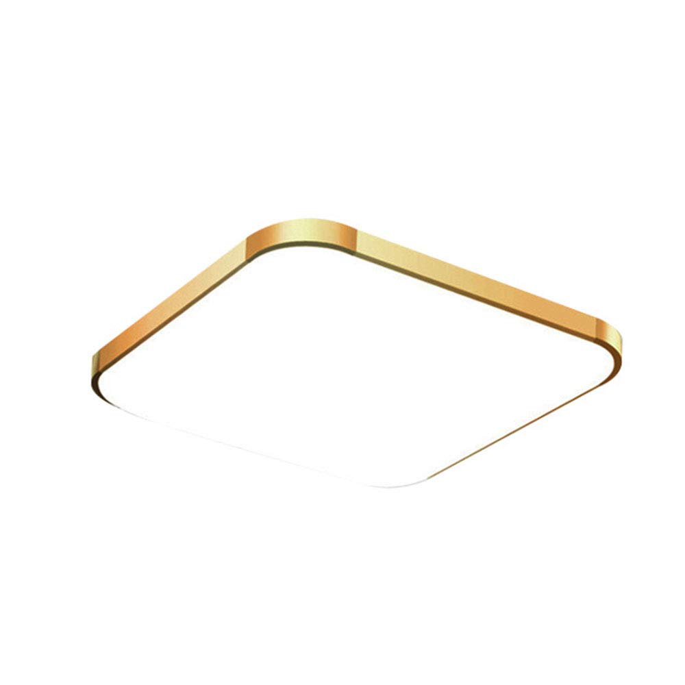 CSSYKV Three-color Light-changing Square Acrylic Living Room Lamp Ceiling Lamp LED Modern Minimalist Bedroom Ceiling Light Fixtures Study Room Dining Room Ceiling Recessed Lighting