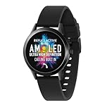 Reflex Active Series 31 Amoled Smart Calling Watch for Women Men with Bluetooth, 1.19'', Fitness Tracker, Blood Oxygen, Heart Rate Monitoring and Black Silicone Strap Compatible with Android IOS