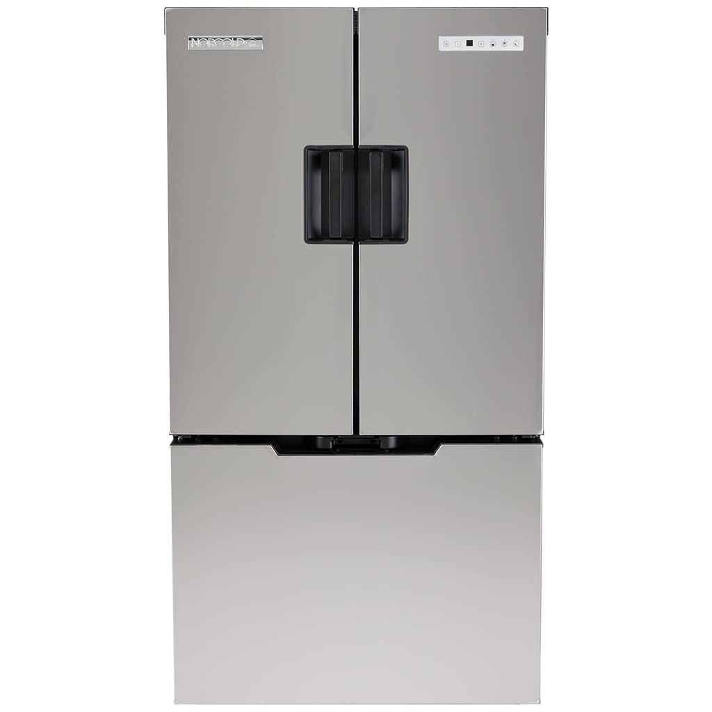 Norcold INC N20DCSS Polar Elite N20DC Stainless Steel DC Compressor RV Refrigerator with French Doors - 20 cu. ft.