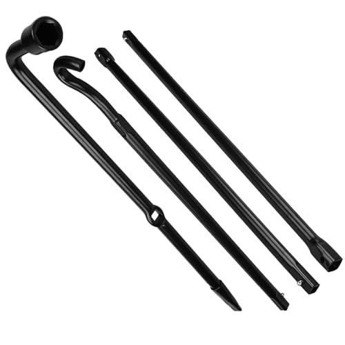 Image of Spare Tire Removal Tool Kit Tire Lug Wrench Handle Tire Removal Replacement Kit Fit For 2004-2019 Ford F-150 2006-2014 Mark LT 2010-2014 MKT 2005-2010 Jeep Grand Cherokee