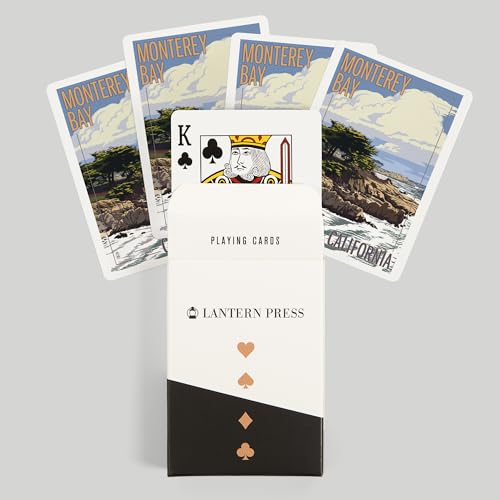 Baraja de cartas Monterey Bay 52 naipes tamaño póker miniatura 6