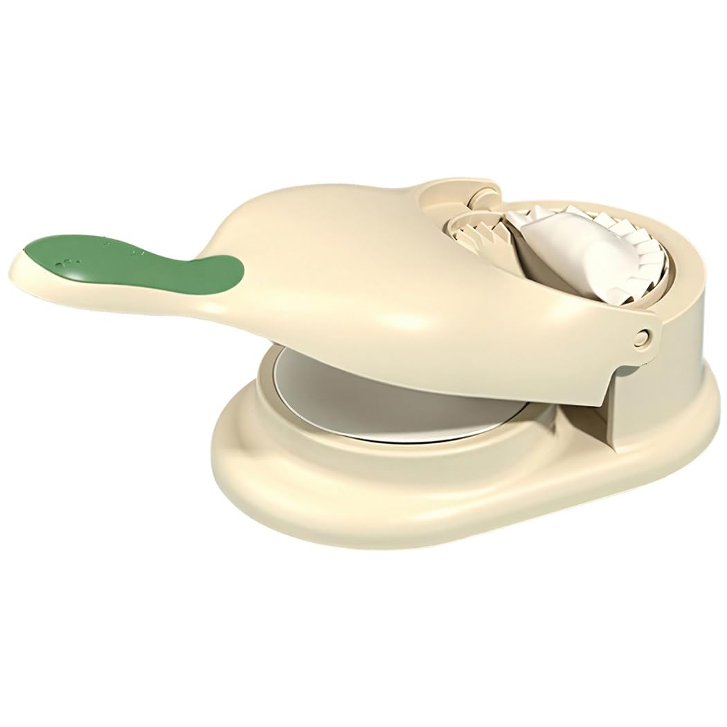 2-in-1 Dumpling Press & Skin Maker, Manual Moulding Tool for Quick Dumplings