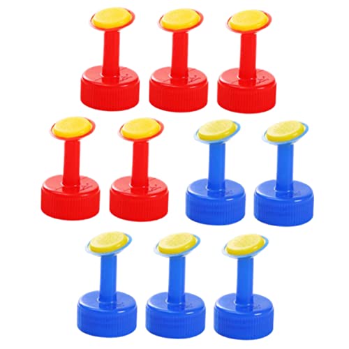 ibasenice Lightweight PVC Sprinkler Nozzles 10 Pieces for Uniform Watering Easy to Store