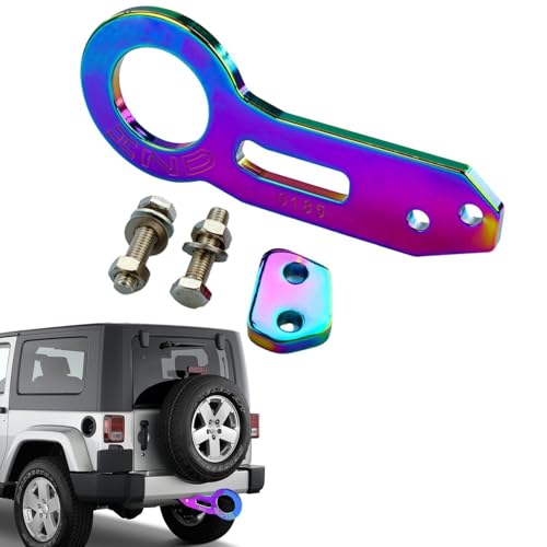 Anneaux de remorque en alliage d'aluminium robuste pour look racing et remorquage sécurisé