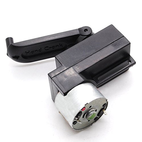 DIY Hand Crank Generator Flashlight Portable Charger 4W Dynamo Hand held Generator 100-300mA - Image 3