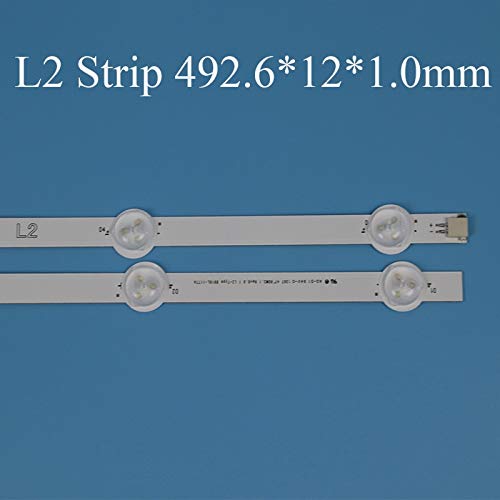 4 Bandes LED Vizio M470NV – Rétroéclairage SLED 5630 V5, 47 Pouces, Jeu D/G