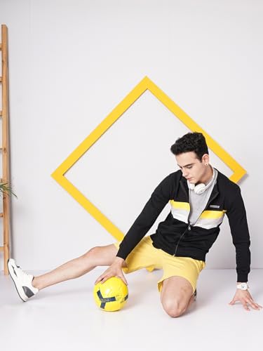 Image of The Indian Garage Co Men Polycotton Baseball Collar Mid-Length Long Sleeves Slim Fit Jacket