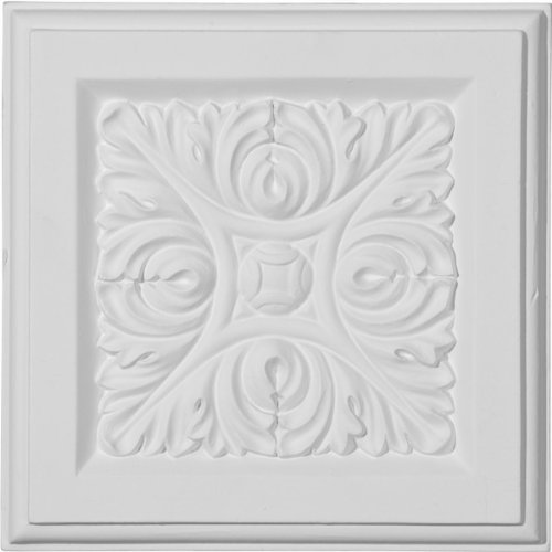 Ekena Millwork PB05X05X01OD 5 1/4-Inch W x 5 1/4-Inch H x 1 1/4-Inch P Odessa Plinth Block